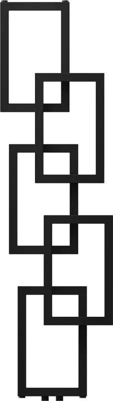 Mexen Grid grzejnik łazienkowy dekoracyjny 1360 x 390 mm, 349 W, czarny - W215-1360-390-00-70