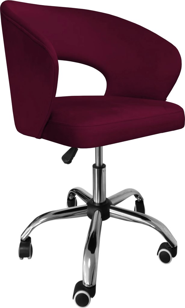 Fotel obrotowy AURA tkanina Welur krzesło biurowe