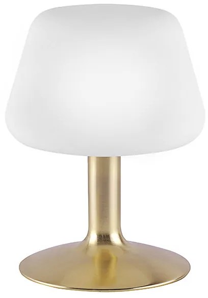 Lampa stołowa mosiężna z 3-stopniowym ściemniaczem dotykowym w komplecie z LED - Tilly Nowoczesny Oswietlenie wewnetrzne
