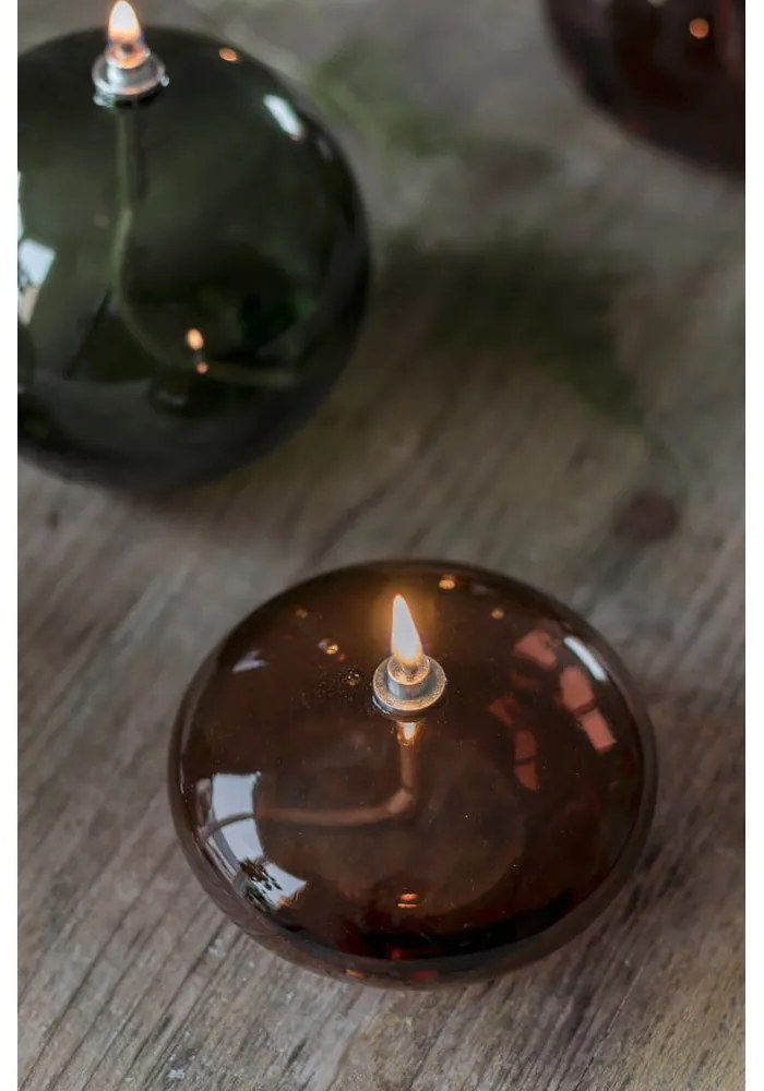 Szklana lampa olejna (wysokość 6 cm) Aura – Mette Ditmer Denmark