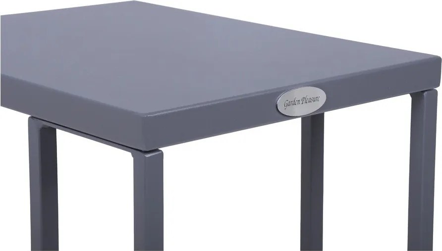 Stalowy stolik ogrodowy 43x30,5 cm Dorea – Garden Pleasure