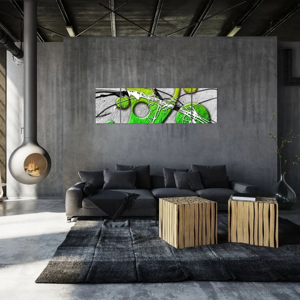 Abstrakcyjny obraz (170x50 cm)