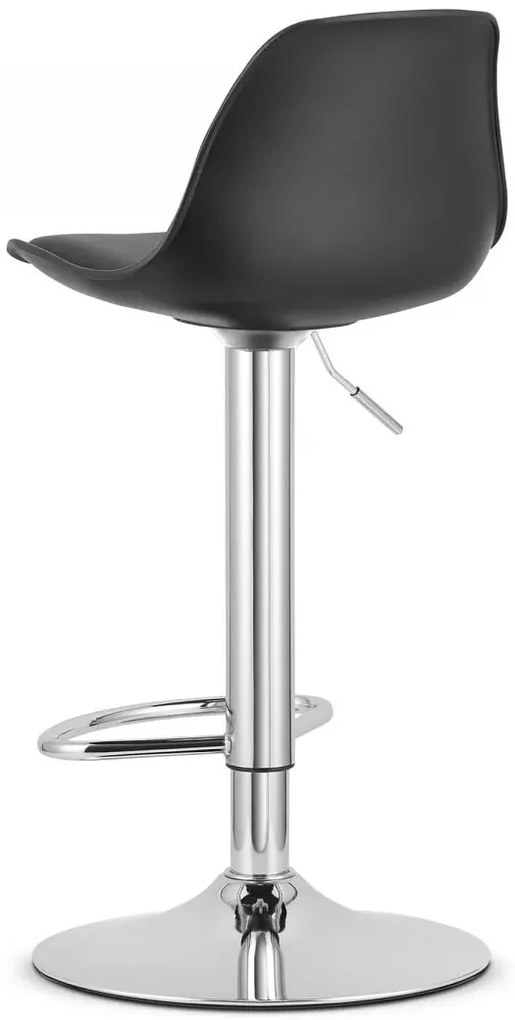 Hoker Kuchenny Czarny Na Chromowanej Podstawie 120 Cm D9-B44