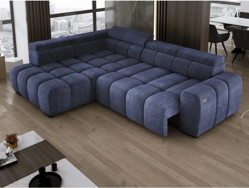 Narożnik BULL L Lewostronny z Elektryczną Regulacją Siedziska w Tkaninie EDEN 16 WERSAL