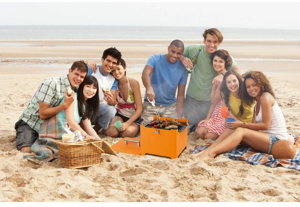 Tepro 1144 Grill Chill&amp;Grill Cube,pomarańczowy, 54 x 3 6 x 35 cm