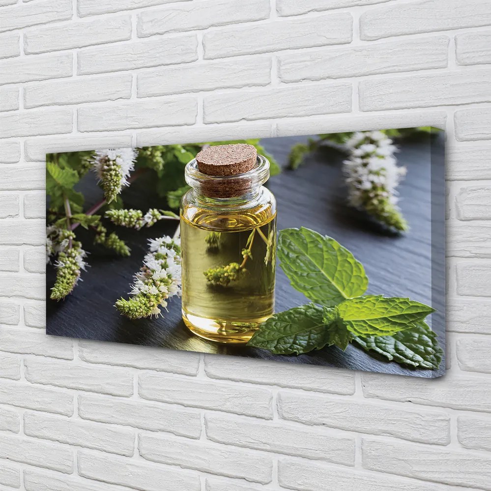 Zdjęcie na płótnie Orzeźwiająca Herbata Miętowa