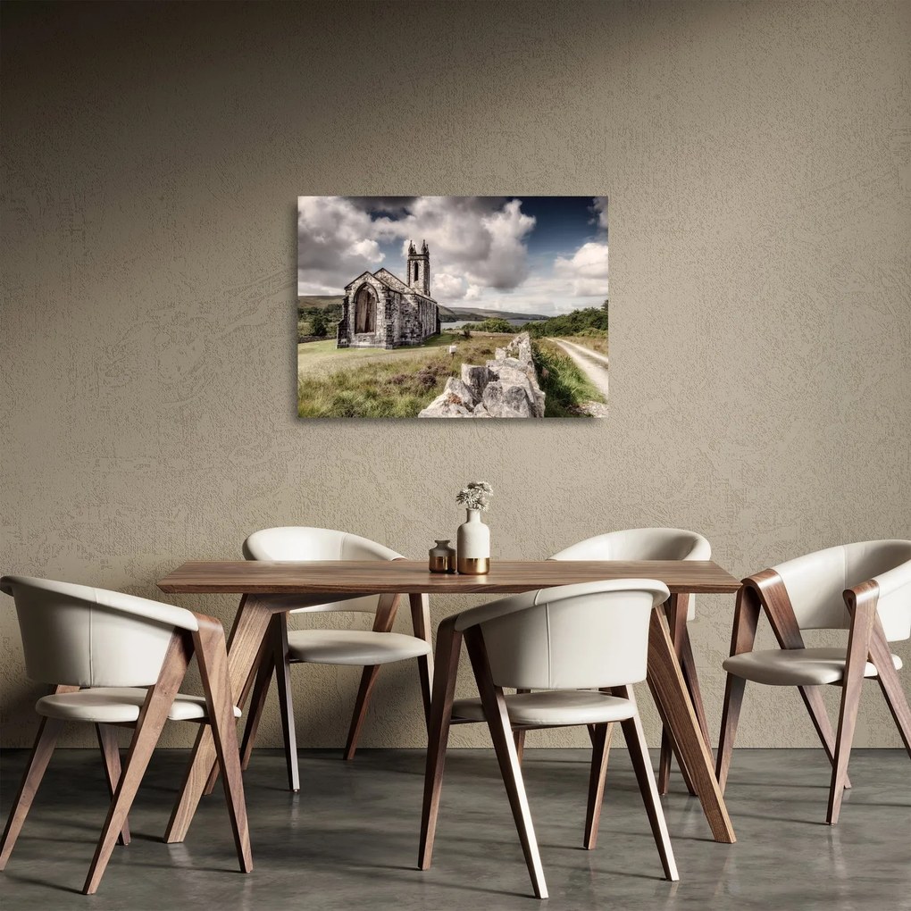 Obraz na szkle - Kościół irlandzki (70x50 cm)