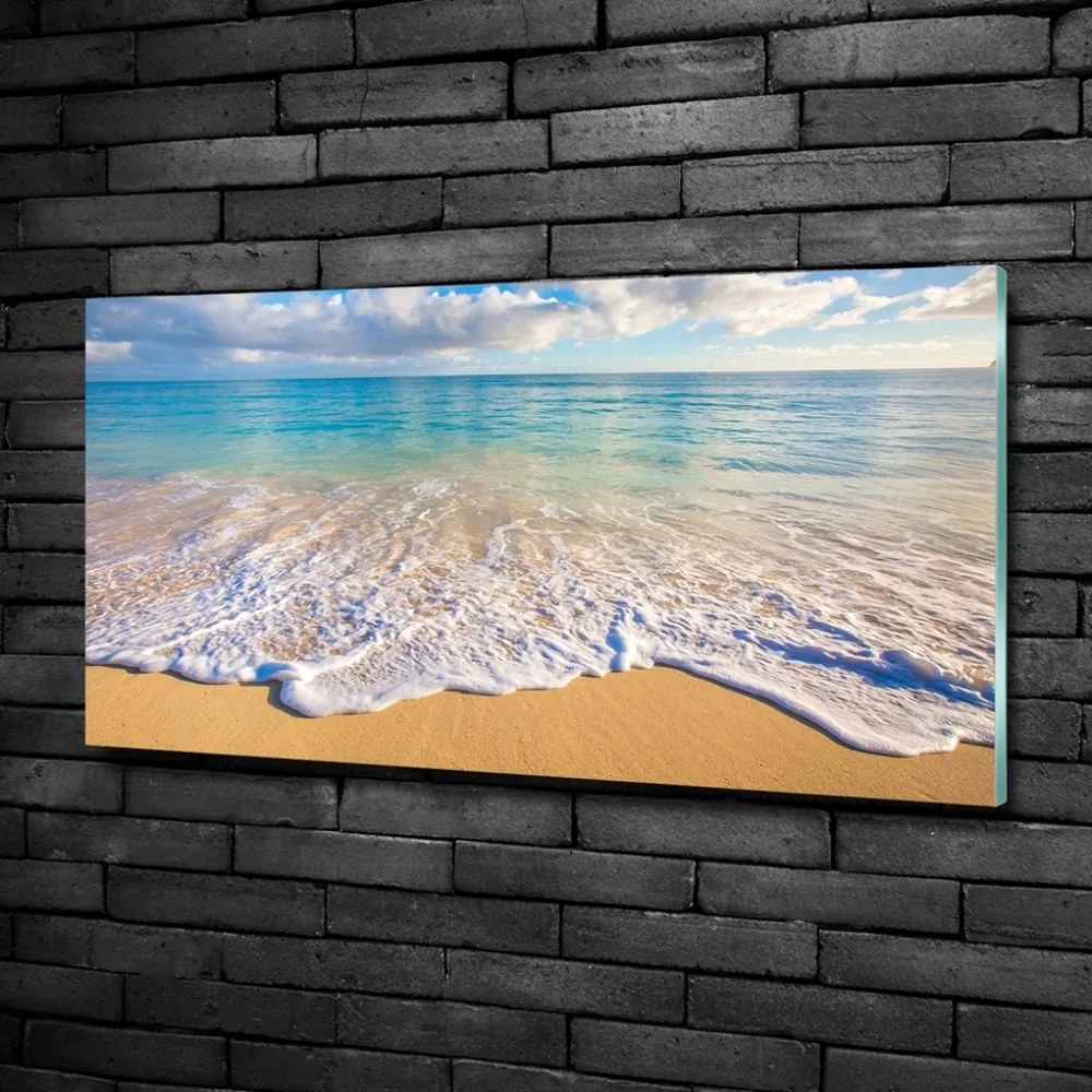 Foto obraz szkło hartowane Hawajska plaża