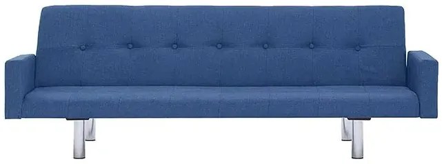 Rozkładana sofa Nesma  z podłokietnikami - niebieska