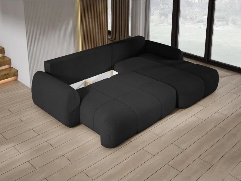 Narożnik COCO z funkcją spania poduszkami i pojemnikiem Now Or Never 100 DOMOHOME