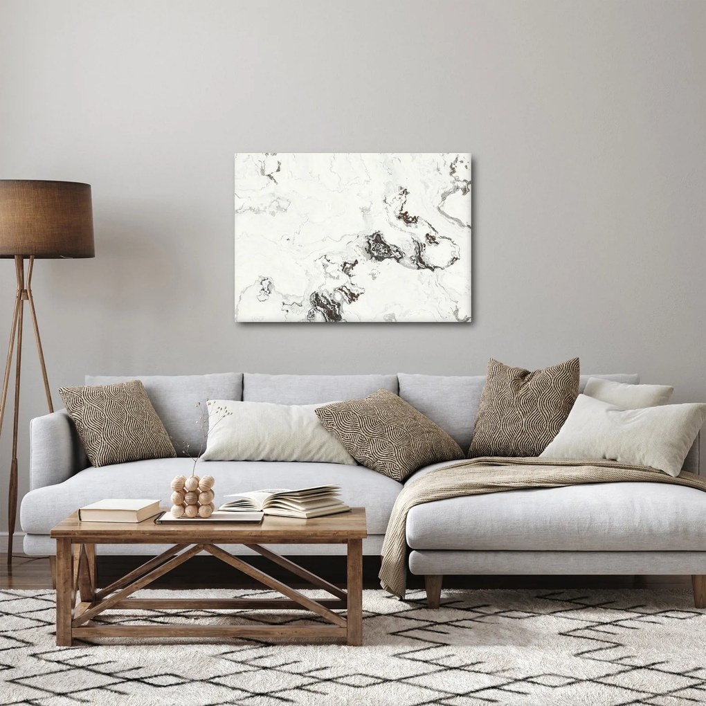 Obraz - Biały marmur (70x50 cm)
