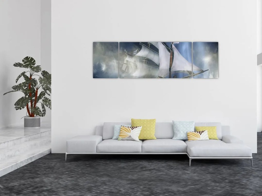 Obraz - Statek widmo (170x50 cm)