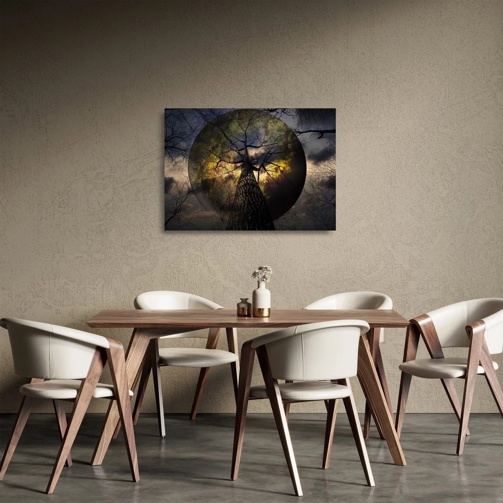 Obraz na szkle - Tajemnicze niebo (70x50 cm)