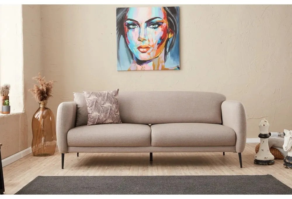 Beżowa sofa 210 cm Venus – Artie