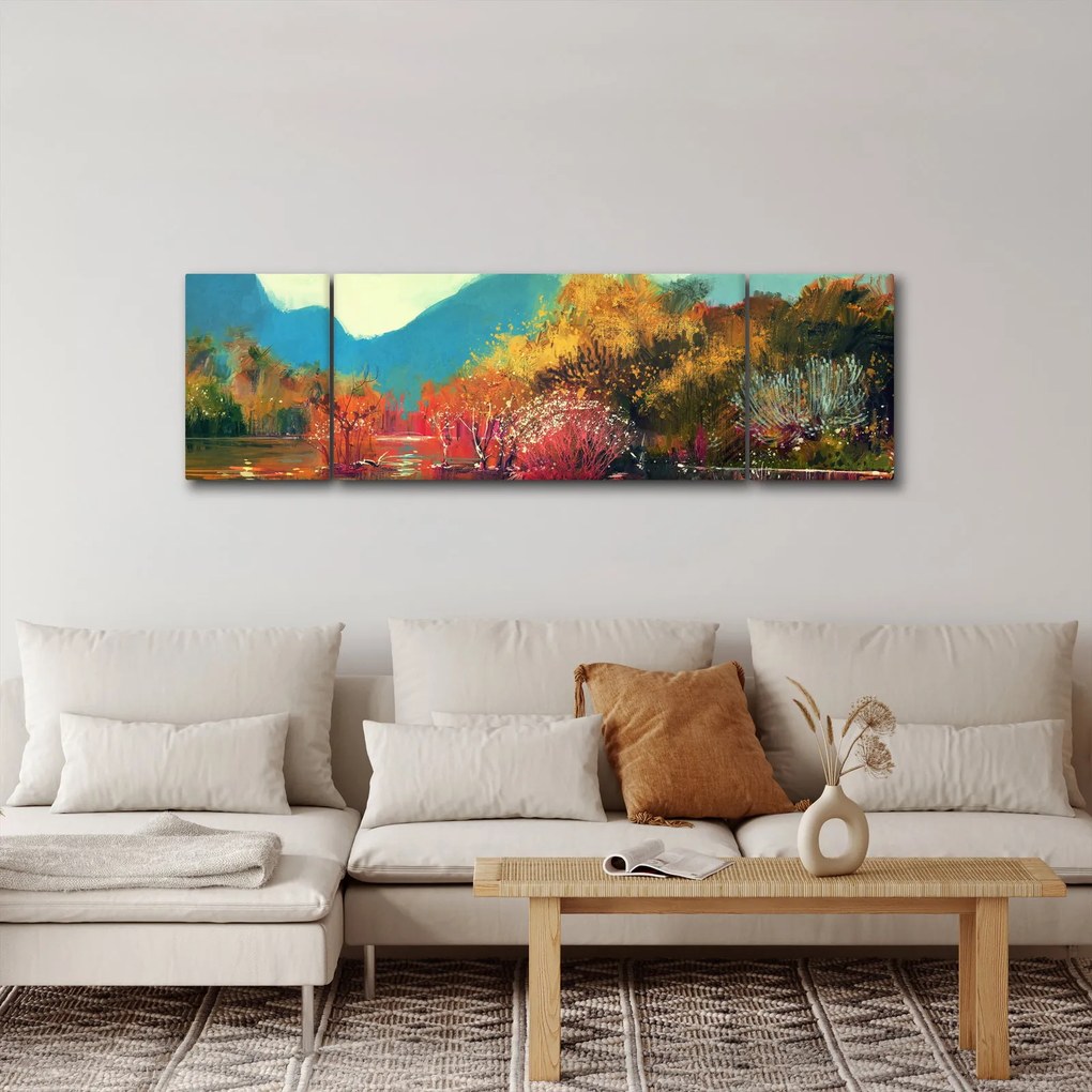 Obraz - Kolory jesieni (170x50 cm)