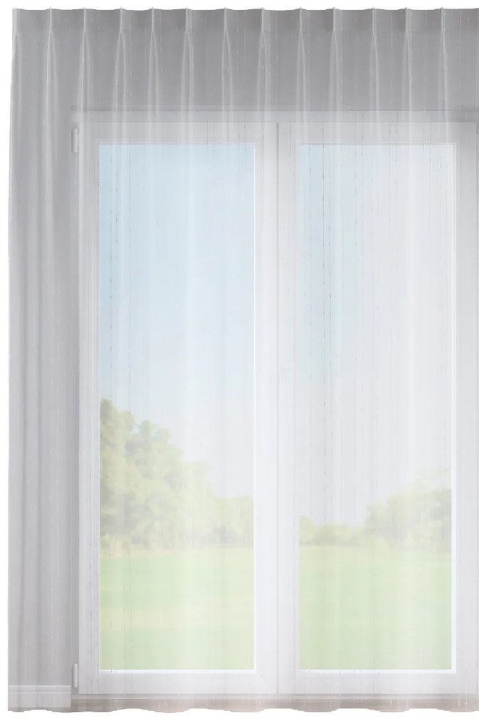 Firana na haczykach flex pojedynczych