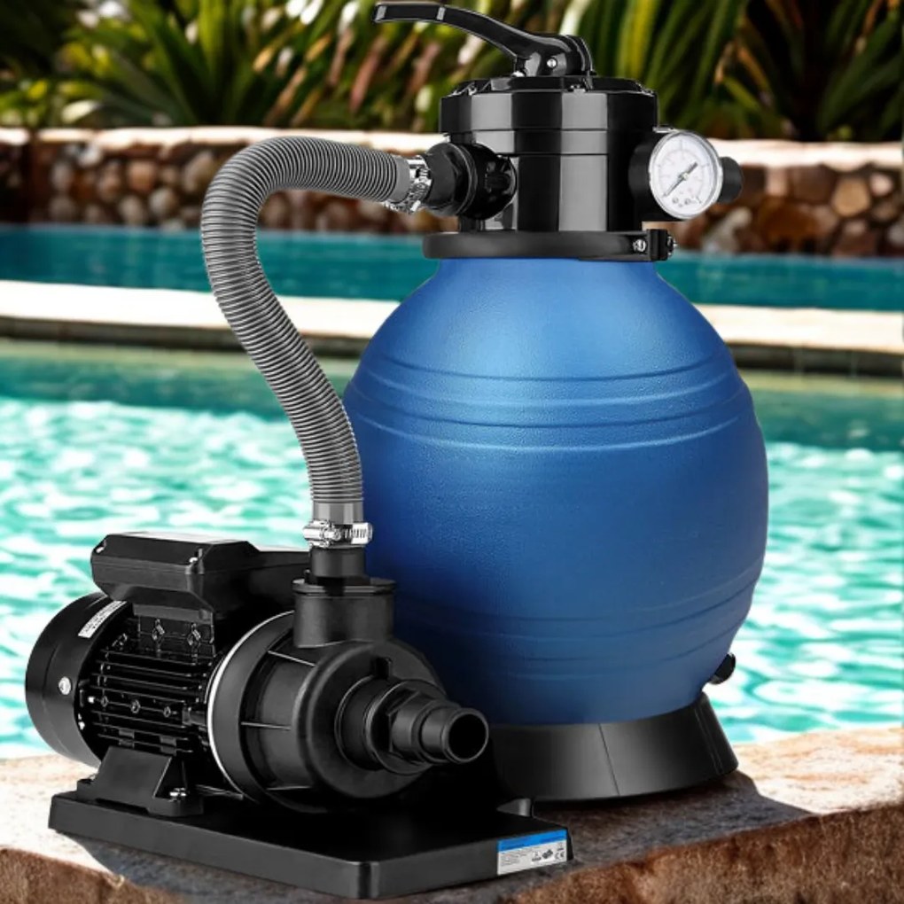 Jurhan Filtr piaskowy do basenu AQUA, 10 200 l/h, niebieska