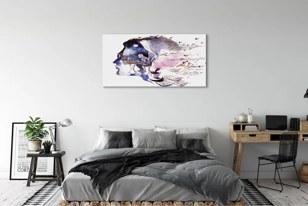 Zdjęcie na płótnie Obraz Twarzy Człowieka