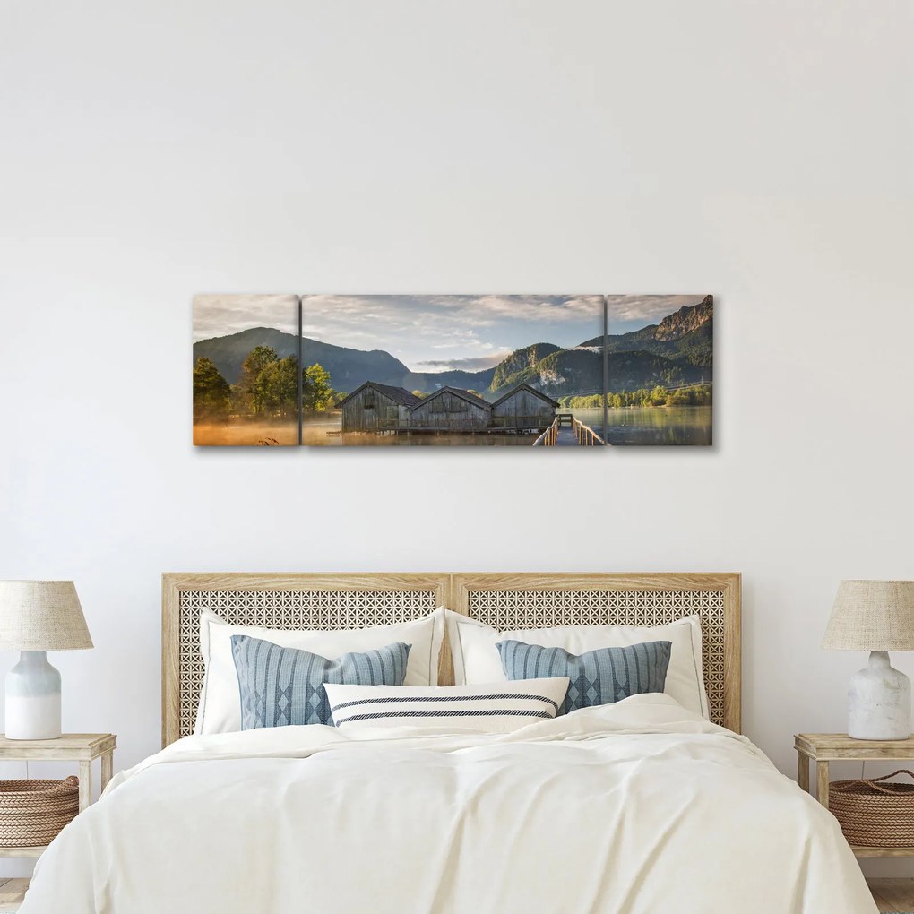 Obraz jeziora (170x50 cm)