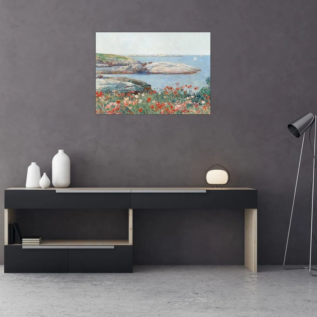 Obraz - Childe Hassam, Poppies,  Isles of Shoals, reprodukcje (70x50 cm)