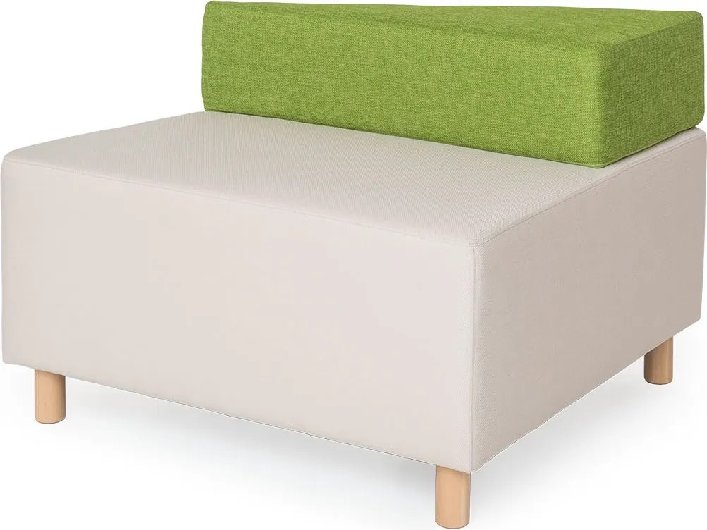 Sofa modułowa z oparciem do szkoły ZigZag