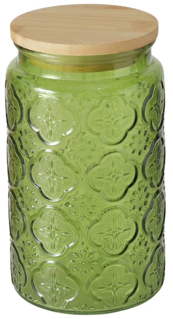 Słoik z bambusowym wieczkiem IMOLA, 1000 ml