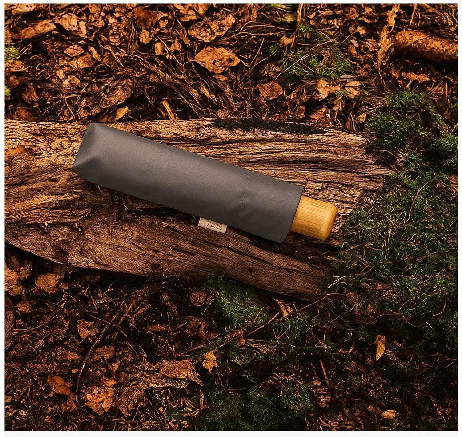 Doppler Nature Mini Uni Slate Grey parasol składany