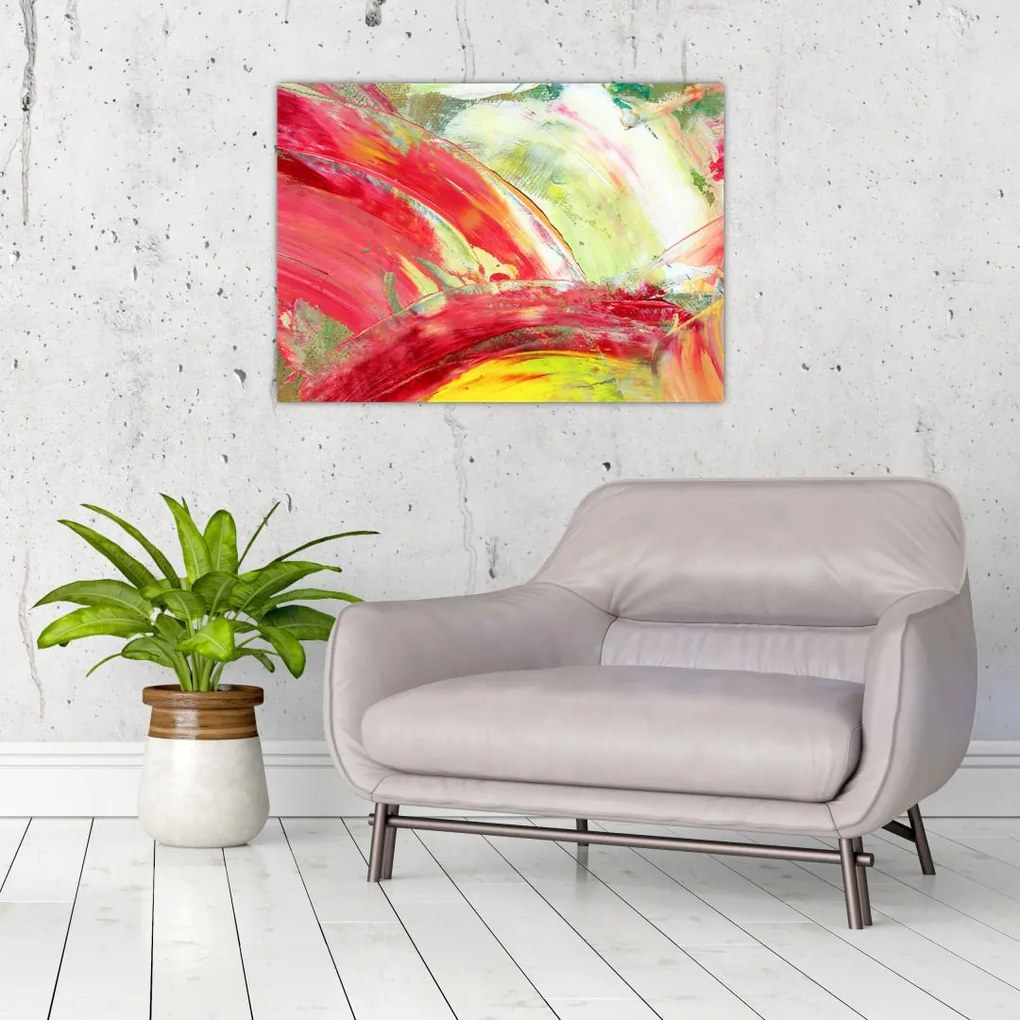 Obraz abstrakcji - malarstwo (70x50 cm)