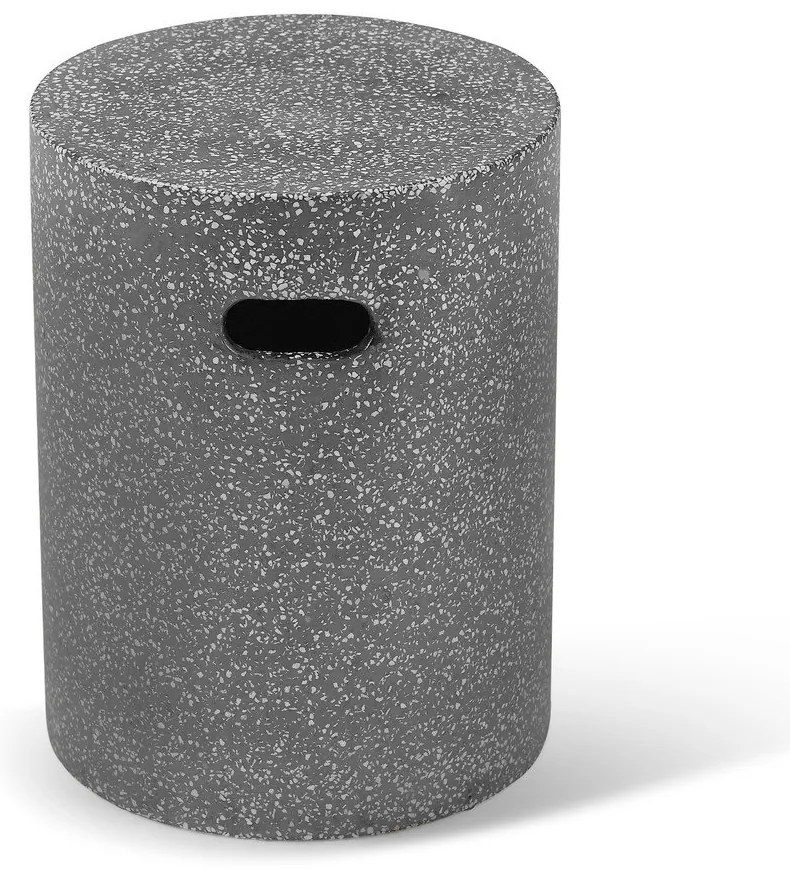 Czarny ogrodowy stolik Bonami Selection Loris, ø 35 cm