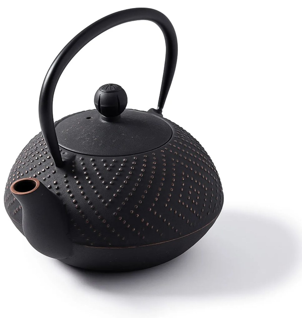 Czajnik żeliwny z zaparzaczem KAMIN, 900 ml