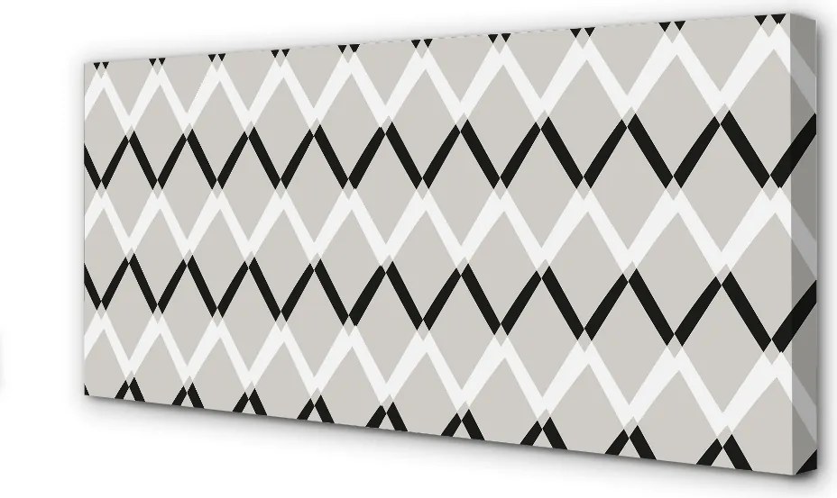 Obraz drukowany na płótnie Szlachetny Wzór Diamentowy