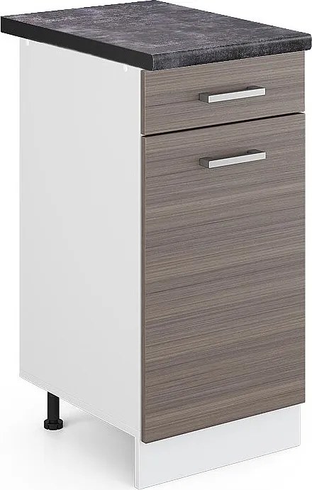 Szafka dolna do kuchni szlachetna szarość 40x60x81.6 r-line