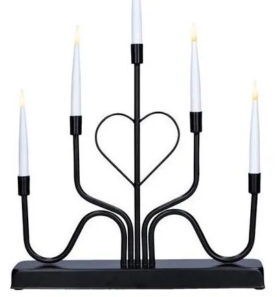 Solight 1V280 - Świąteczny świecznik LED 5xLED/2xAA ciepła biel