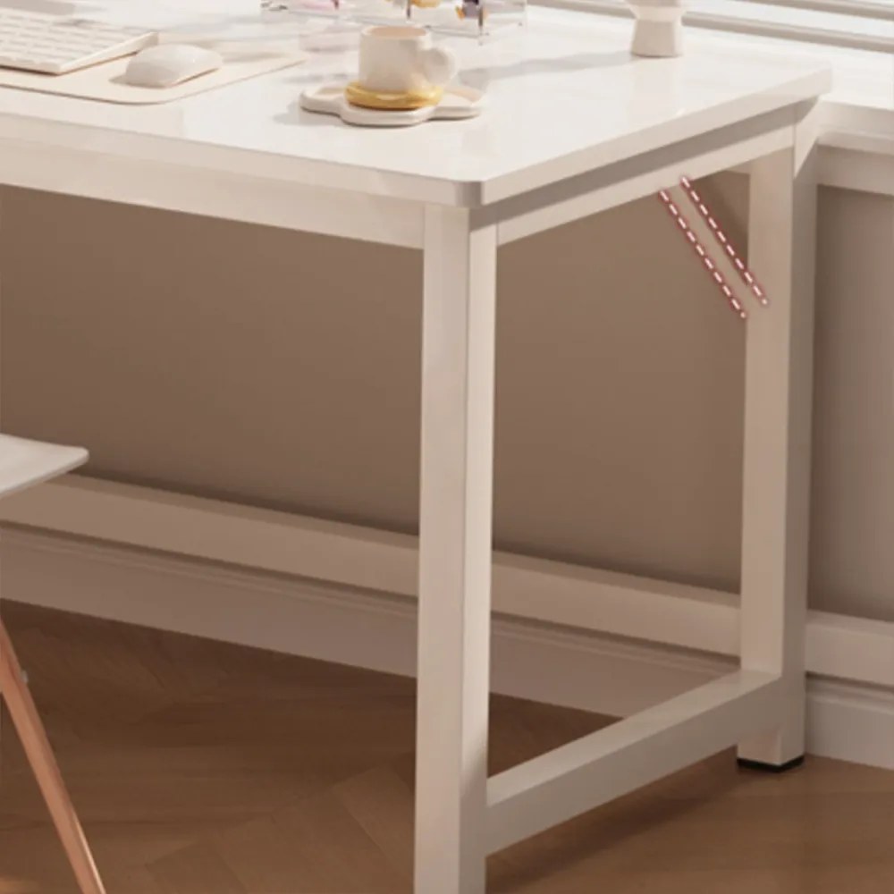 Biurko narożne 120x60 cm, styl loft – nowoczesne biurko do gier i pracy zdalnej z metalową ramą