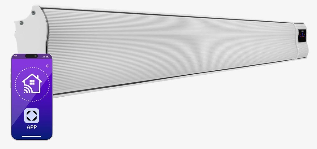 Blumfeldt Cosmic Beam Smart 3000W Promiennik Podczerwieni na Ścianę Biały