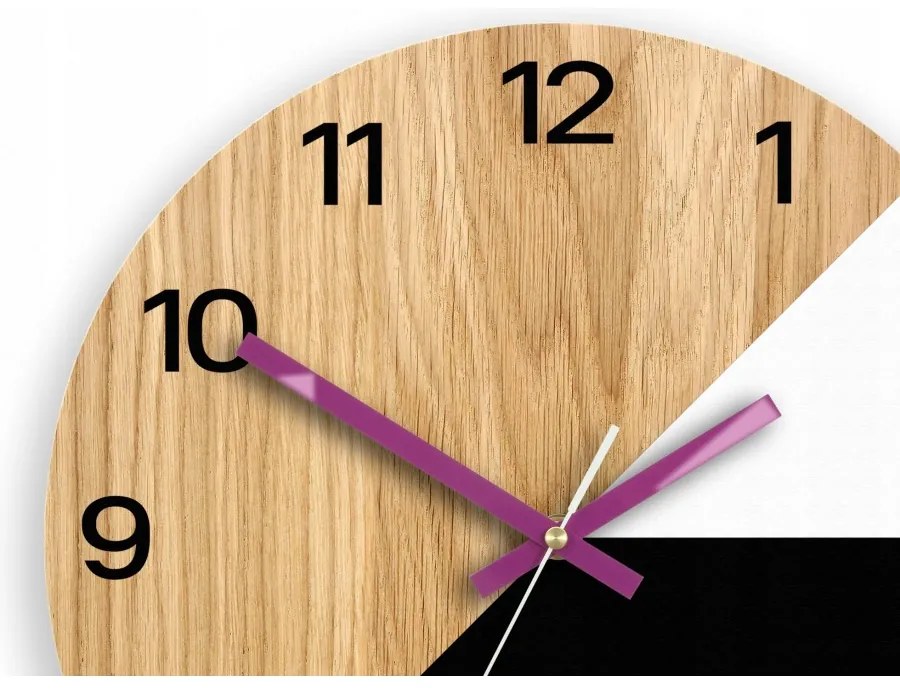 Zegar na ścianę nowoczesny efektowny okrągły cichy do kuchni salonu pokoju