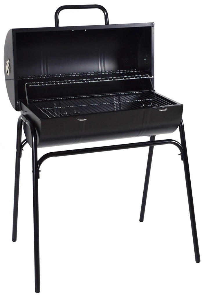 Grill węglowy lokomotywa czarny PATIO