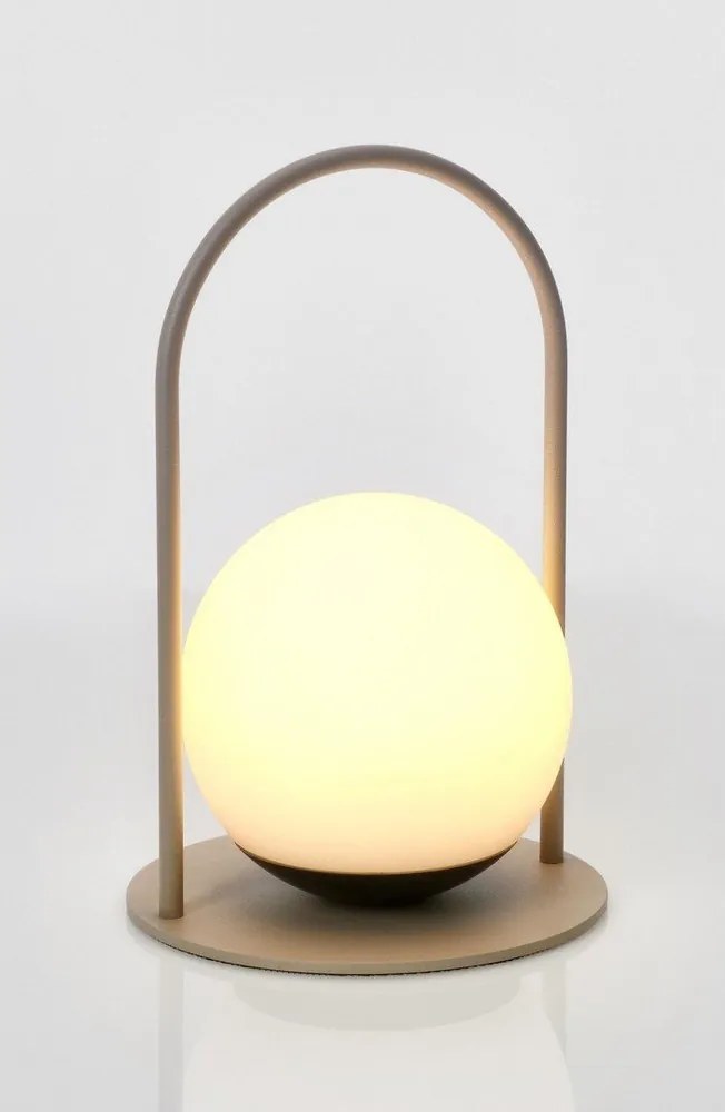 Lampa zewnętrzna stołowa LED ze ściemniaczem na USB ø 13,5 cm Pansy – Bizzotto