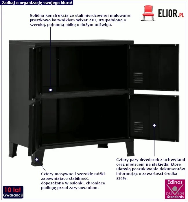 Szafa industrialna do biura M4-S08