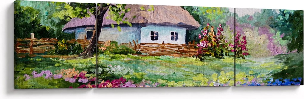 Obraz - Domek (170x50 cm)