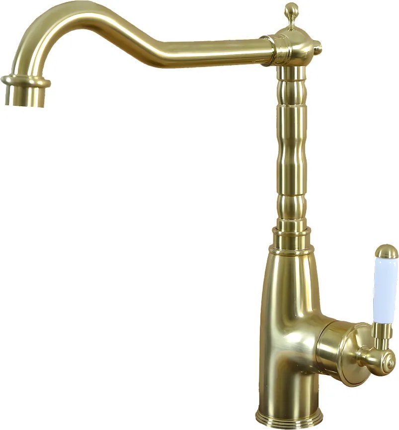 Leeds bateria zlewozmywakowa szczotkowanego złota - Essebagno