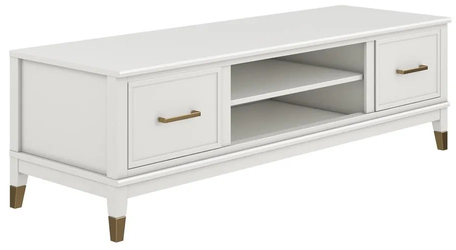 Biały stolik pod TV CosmoLiving by Cosmopolitan Westerleigh