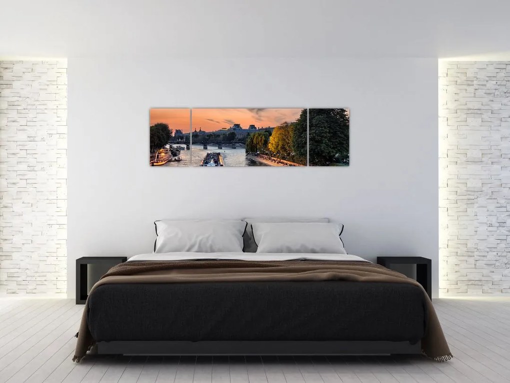 Obraz - statek na rejsie widokowym (170x50 cm)
