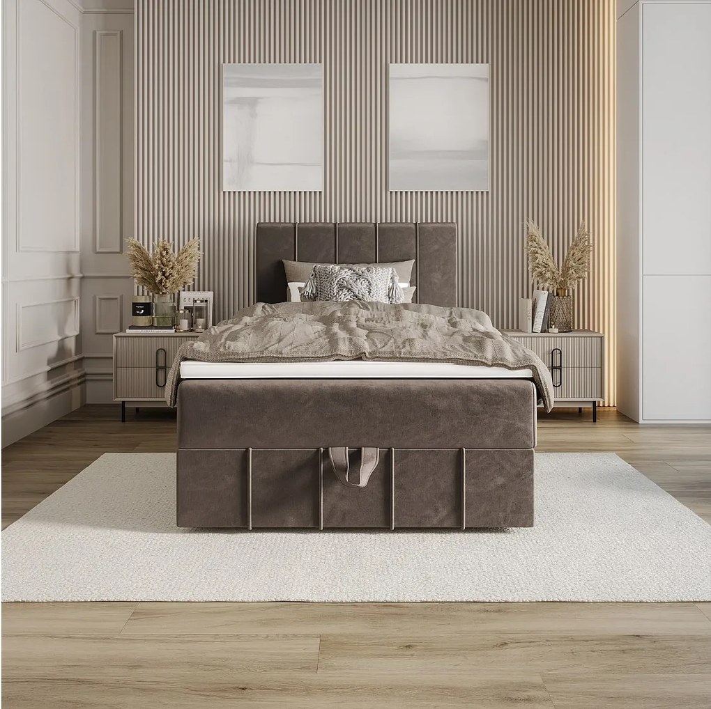 Łóżko kontynentalne BAHAMA 100x200 Monolith 15