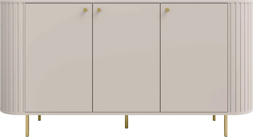 Komoda BOLLA 164,6 cm do Salonu Sypialni Odcienie beżu