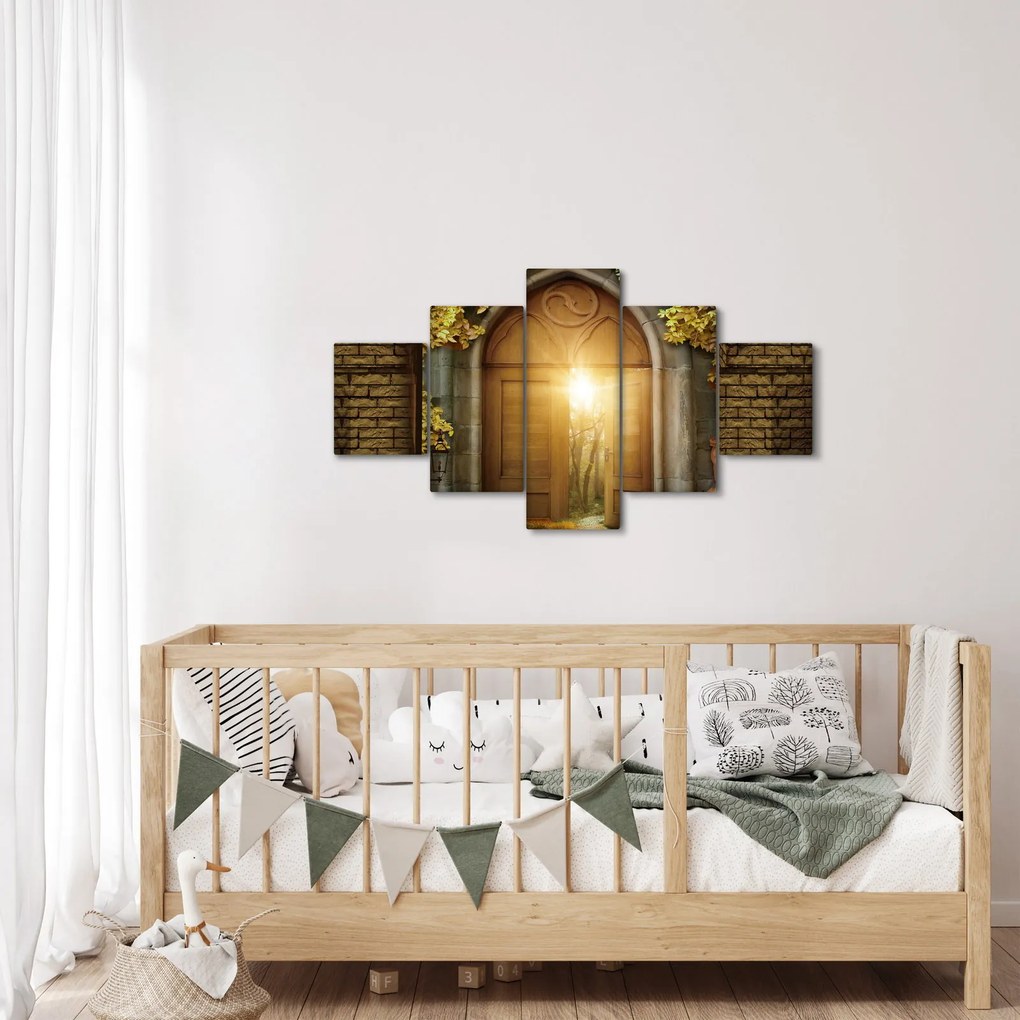 Obraz - Brama w lesie (125x70 cm)