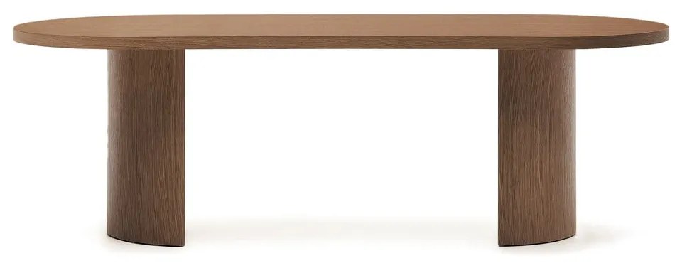 Okrągły stół z blatem w dekorze orzecha 100x240 cm Nealy – Kave Home