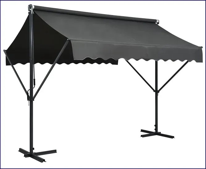 Zadaszenie ogrodowe antracyt C2-N58