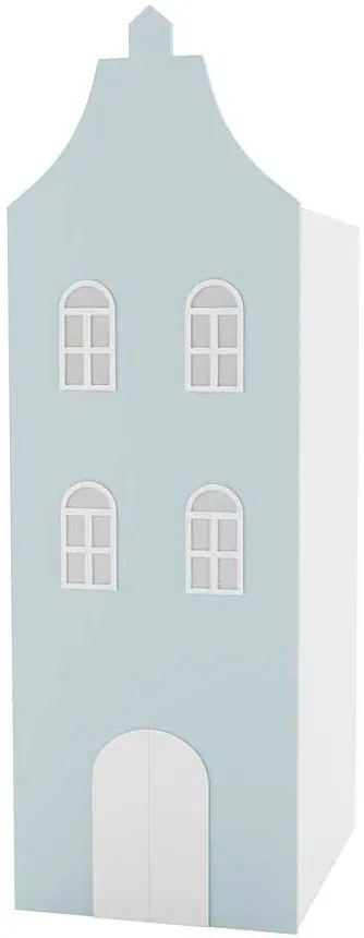Błękitna szafa domek B6-N44