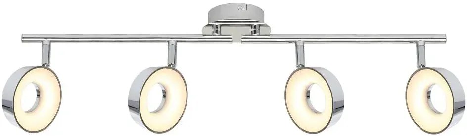 Srebrna regulowana lampa sufitowa - D233 M5-W93